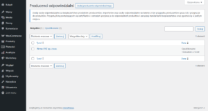 Lista producentów